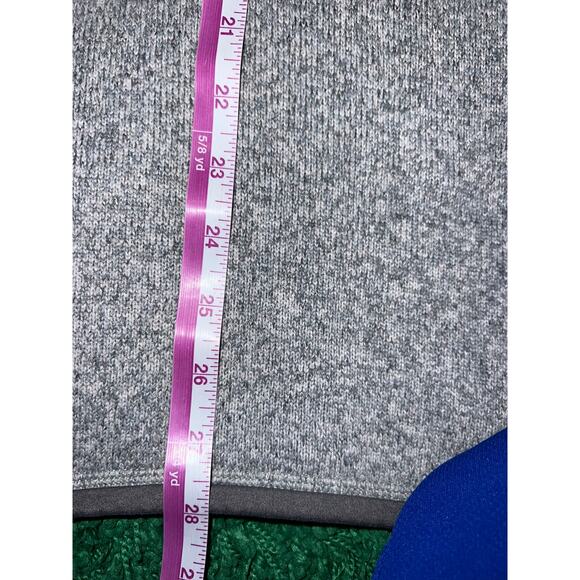 Men's Patagonia 1/4 Zip Gray Jacket Winter Outerwear Men L Large - Picture 9 of 9